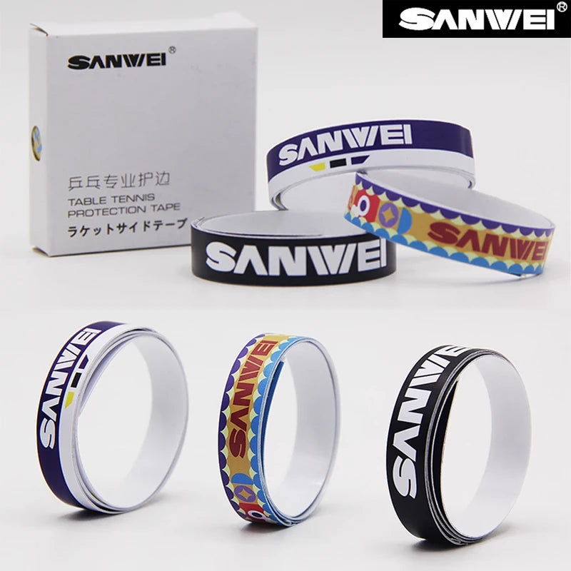 Sanwei — Bande de protection latérale PVC pour raquette